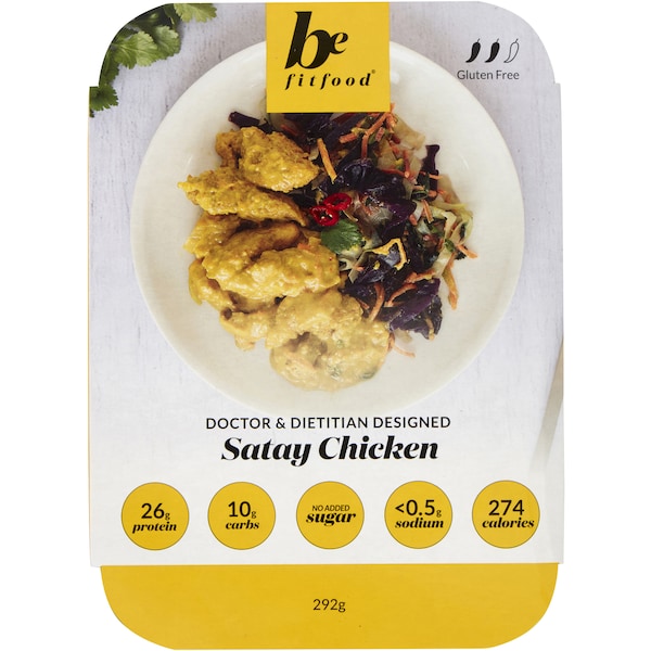 Be Fit Food Satay Chicken 223g