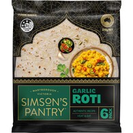 Simson's Pantry Authentic Roti Garlic