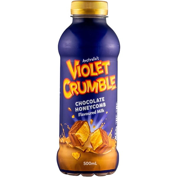 Violet Crumble Chocolate Honeycomb Milk 500ml