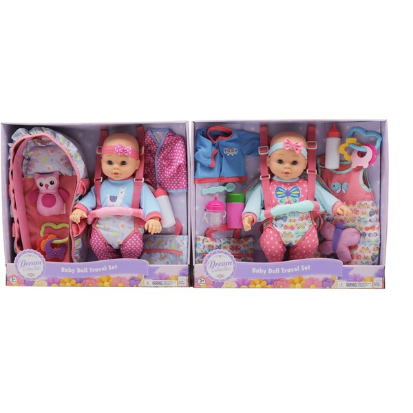 Woolworths Baby Doll Travel Set Assorted Each
