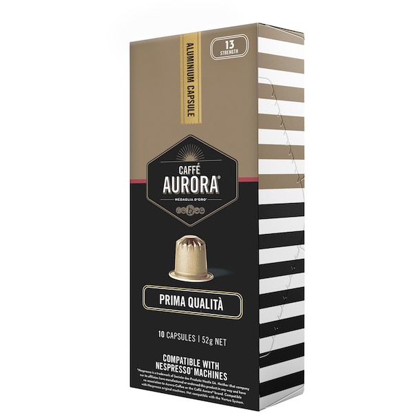 Caffe Aurora Prima Qualita Coffee Capsules 10 pack