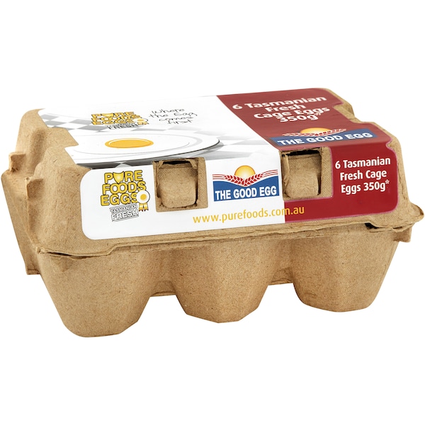 The Good Egg 6 Extra Large Caged Eggs 350g