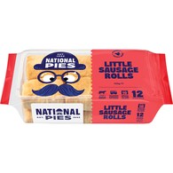 National Pies Fresh Little Sausage Rolls Party Chilled Meal