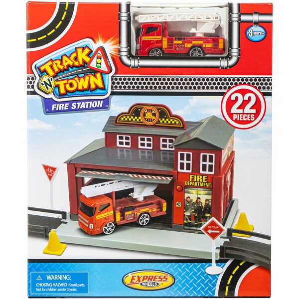 Suntoy Track n Town Playset Assorted Each