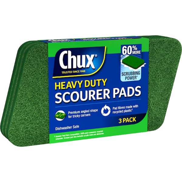 Chux Heavy Duty Scourer Pads 3 pack