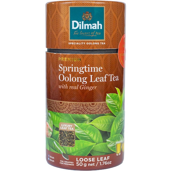 Dilmah Loose Leaf Tea Oolong With Real Ginger 50g