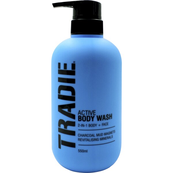 Tradie Active Body Wash Pump 550mL