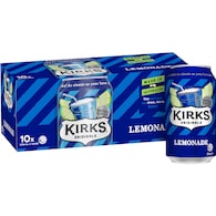 Kirks Lemonade Soft Drink Cans