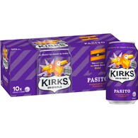 Kirks Pasito Soft Drink Cans
