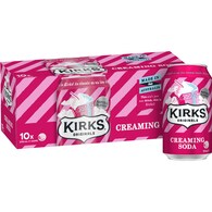 Kirks Creaming Soda Cans