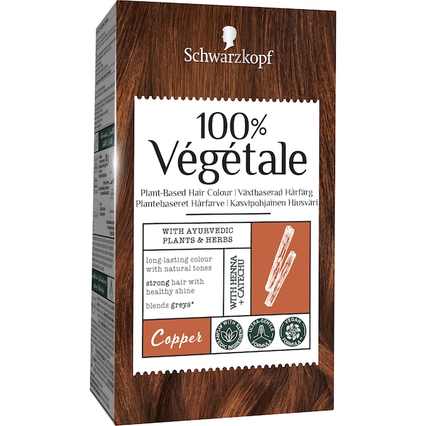 Schwarzkopf 100% Vegetale Plant Based Hair Colour Copper each