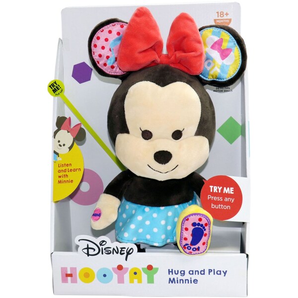 Disney Hooyay Hug & Play Minnie Plush Each