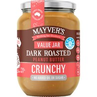 Mayver's Dark Roasted Peanut Butter Crunchy