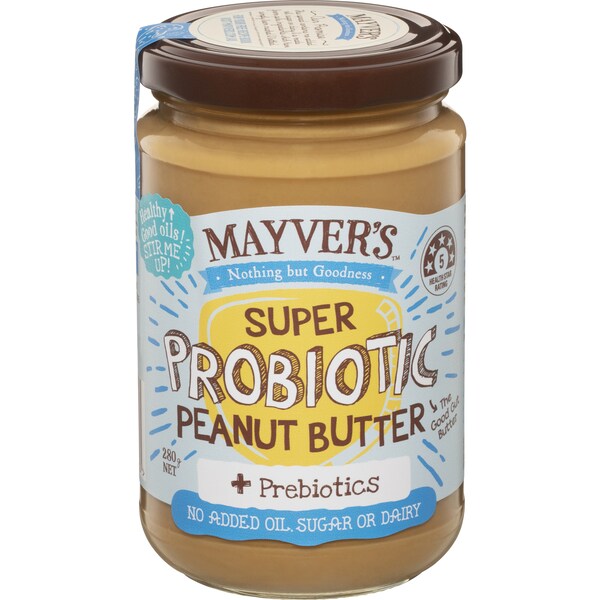 Mayver's Probiotic Super Peanut Butter 280g