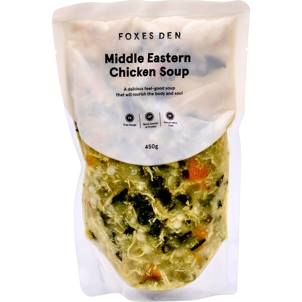 Foxes Den Middle Eastern Chicken Soup 450g