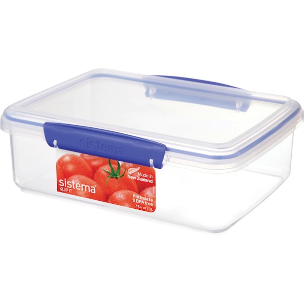 Sistema Klip It Plasticware Rectangle 2l
