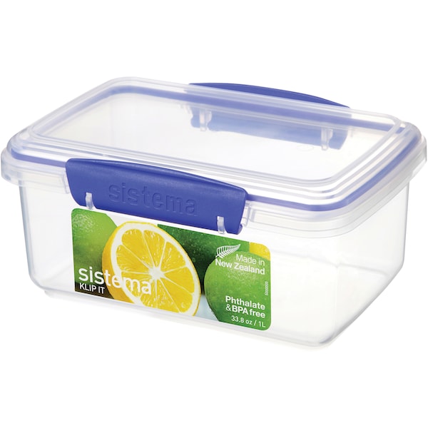Sistema Klip It Plasticware Rectangle 1l