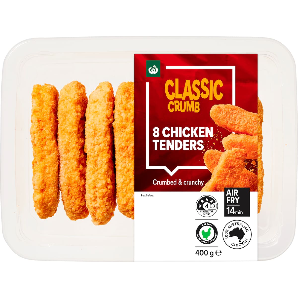 Woolworths Chicken Tenders 400g bunch