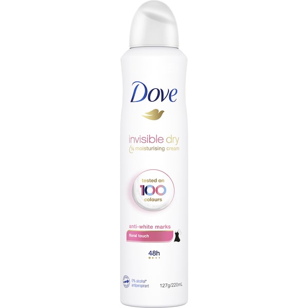 Dove Invisible Dry Floral Touch Antiperspirant Aerosol 220mL