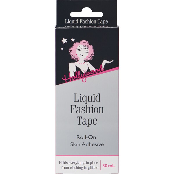 Hollywood Fashion Secrets Liquid Fashion Tape Roll On Skin Adhesive 30mL