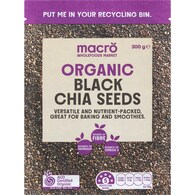Macro Organic Black Chia Seeds