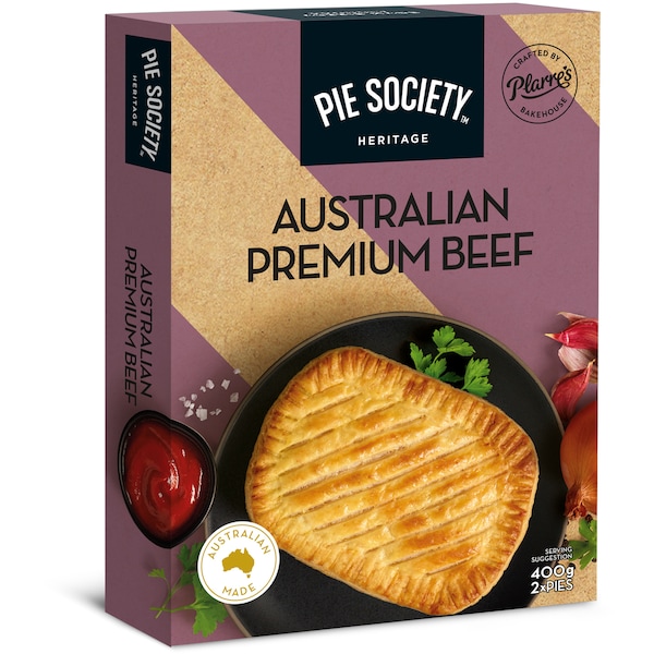 Pie Society Australian Premium Beef Pies 2 pack