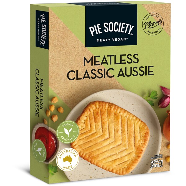 Pie Society Meatless Classic Aussie Pies 2 pack
