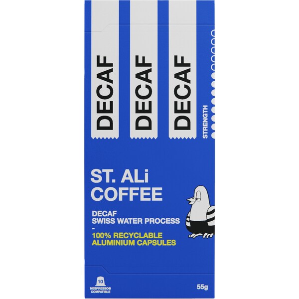 St. Ali Swiss Water Decaf Capsules 10 pack