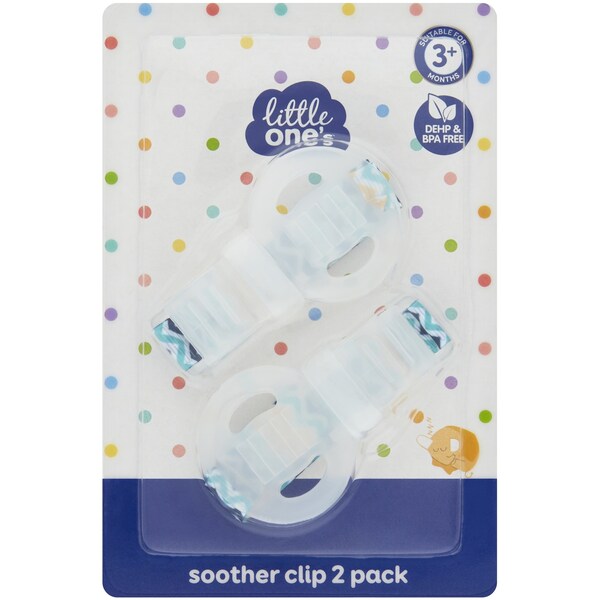 Little One's Soother Clip 2 pack