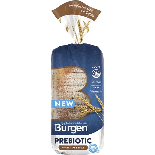 Burgen Prebiotic Wholemeal & Spelt Loaf 700g