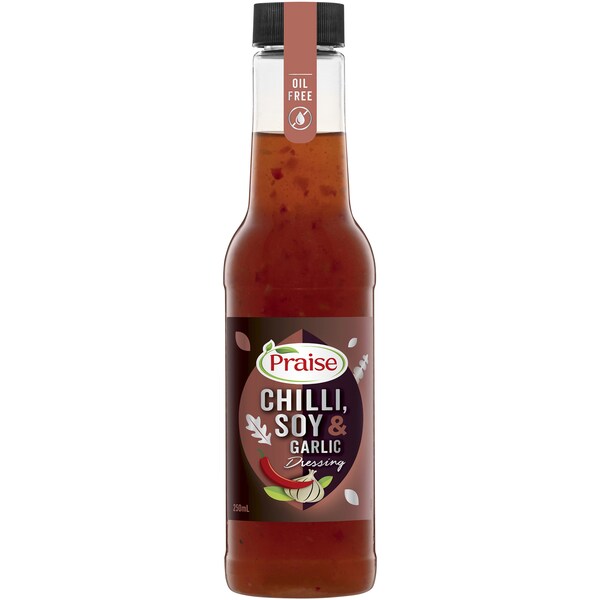 Praise Chilli, Soy & Garlic Dressing 250mL