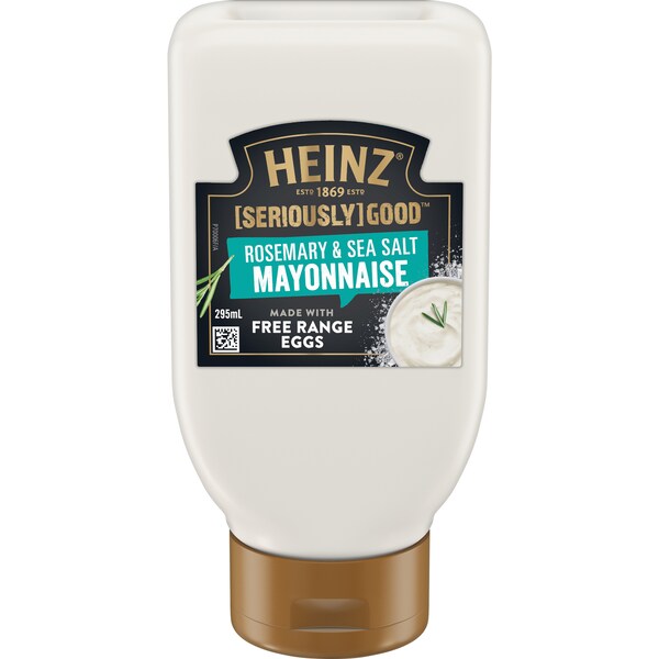 Heinz Seriously Good Mayonnaise Rosemary And Sea Salt Mayo 295ml