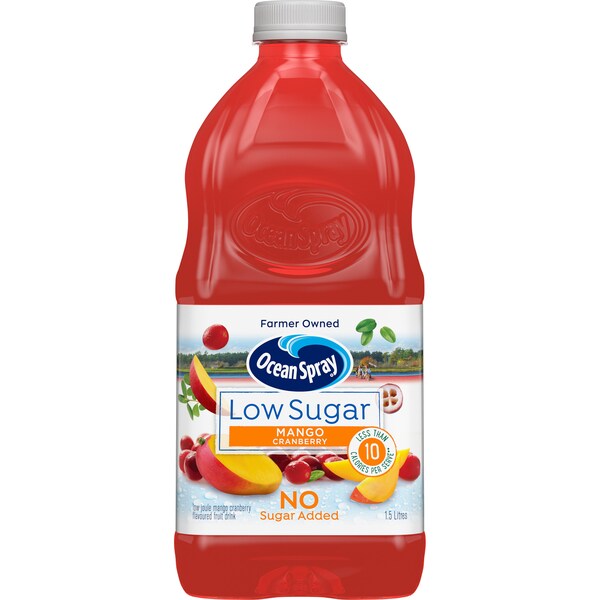 Ocean Spray Low Sugar Mango Cranberry Drink 1.5L