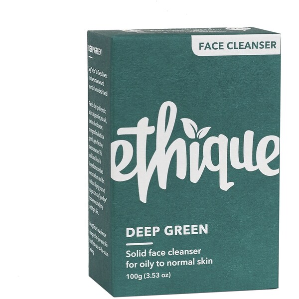 Ethique Solid Face Cleanser Bar Deep Green 100g