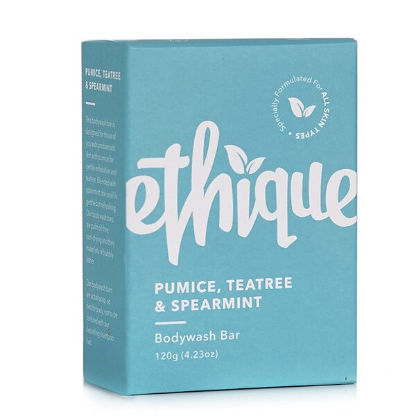 Ethique Solid Bodywash Bar Pumice, Tea Tree & Spearmint 120g