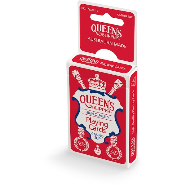 Queen's Slipper Favour Playing Cards Each