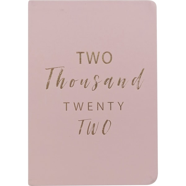 2022 Hardcover Matt Iridescent Diary Assorted Each