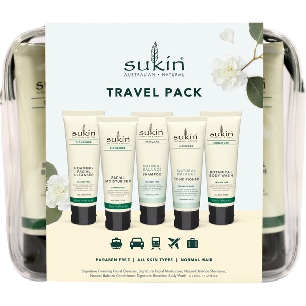 Sukin Travel Pack each