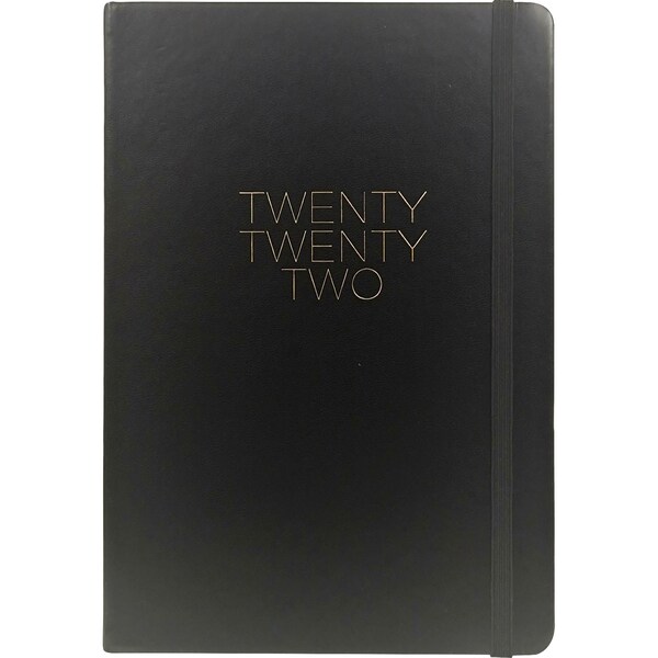 2022 Hardcover Fake Leather Diary Assorted Each