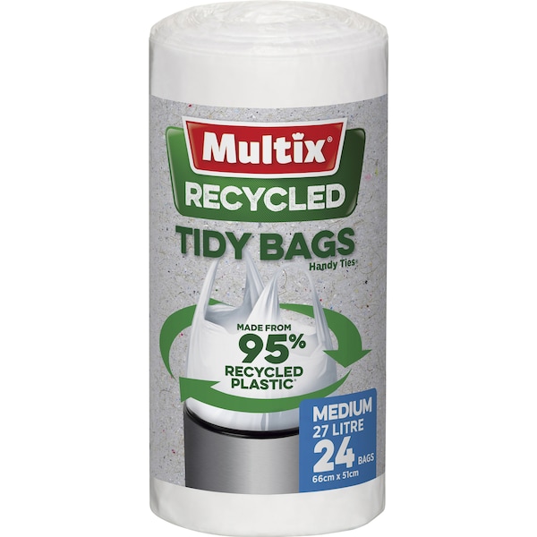 Multix 95% Recycled Tidy Bags Medium 27L 24 pack