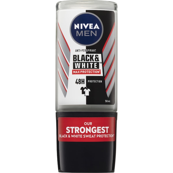 Nivea MEN Black & White Max Protection Roll On Deodorant 50mL
