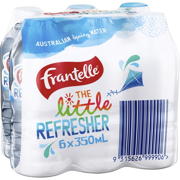 Frantelle Australian Still Spring Water Bottles Multipack 350ml x 6 Pack