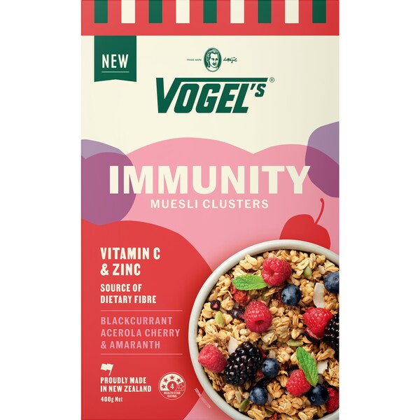 Vogels Immunity Muesli Clusters 400g