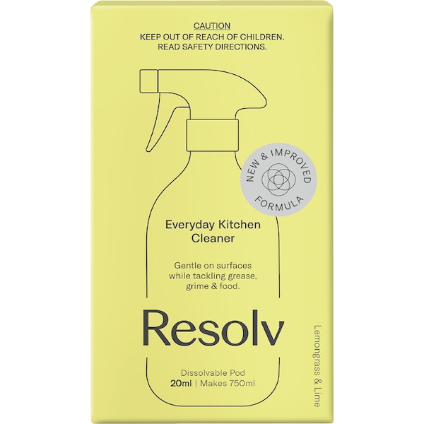 Resolv Kitchen Cleaner Pod Lemongrass & Lime 10mL
