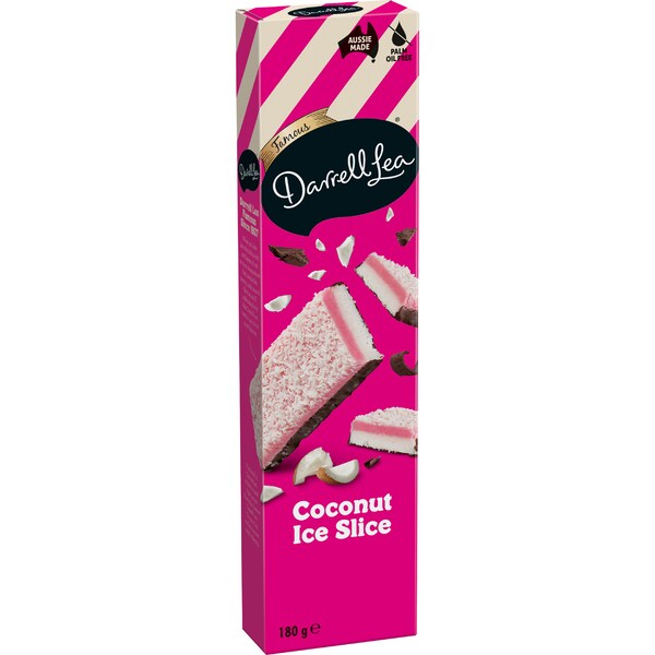 Darrell Lea Coconut Ice Slice 180g
