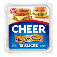 Cheer Aussie Jack Burger Cheese Slices