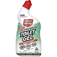 White King Toilet Gel with added Stain Remover Eucalyptus
