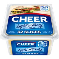Cheer Light & Tasty Cheese Slices Cheese Slices