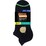 Underworks Mens Low Cut Heel Tab Assorted 3 Pack