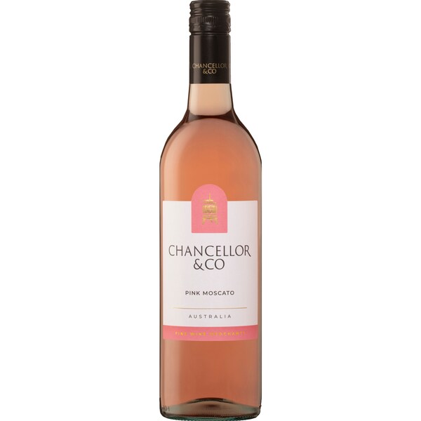 Chancellor & Co Pink Moscato Bottle 750mL